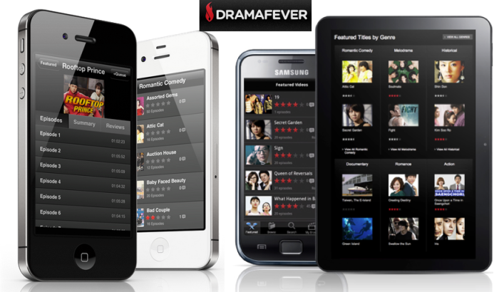 PC는 물론 아이폰, 안드로이드, 구글TV, Roku 등을 통해 한국드라마를 시청할 수 있게 해주는 Dramafever의 서비스