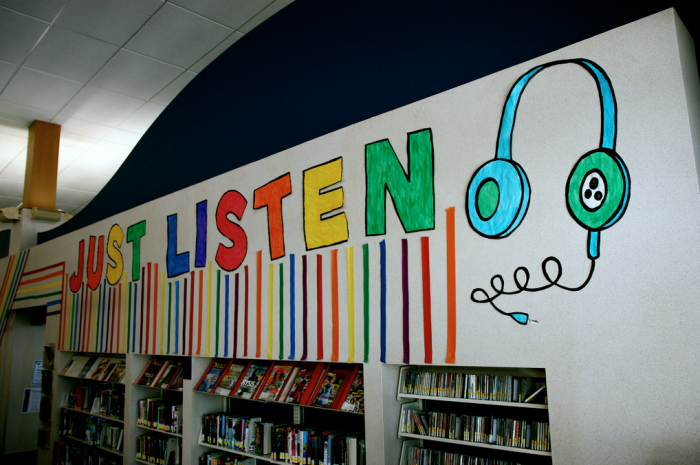 위스콘신의 한 도서관. 미국도서관들은 오디오북을 적극적으로 빌려준다.(사진출처:Flickr)