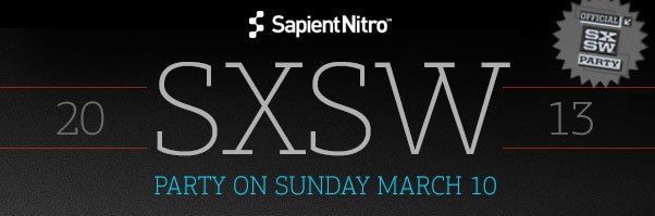 (Sneakerpedia, Tech ball을 제작한 광고대행사 SAPIENTNITRO는 SXSW에서 파티를 개최하기도 했다.