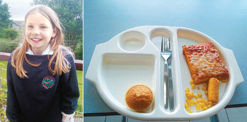 마사 페인양과 자신의 블로그에 올린 점심 식단