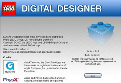 Lego Digital Designer 웹사이트 출처 : Lego