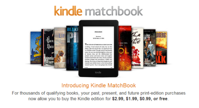 아마존의 킨들 매치북(Kindle Matchbook) 서비스